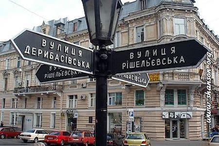 Center, Apartment On Deribasovskaya 10 敖德萨 外观 照片